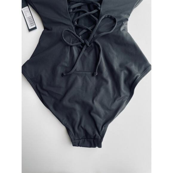 TA3 Lifty One Piece Swimsuit Corset Sculpting Black Size Small Regular/Long JK - Picture 8 of 10